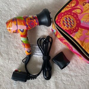 Amika Travel Size Hair Dryer with Case